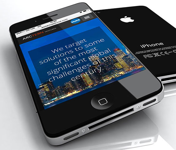 arctern-ventures-cleantech-responsive-website-design-mobile