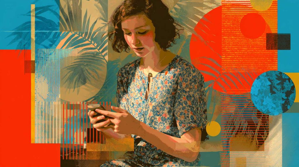 Person absent-mindedly uploading personal data to an AI